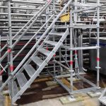 Temporary Factory Stairs