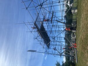 Upright Scaffolding Christchurch at Hagley Oval