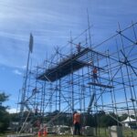 Upright Scaffolding Christchurch at Hagley Oval